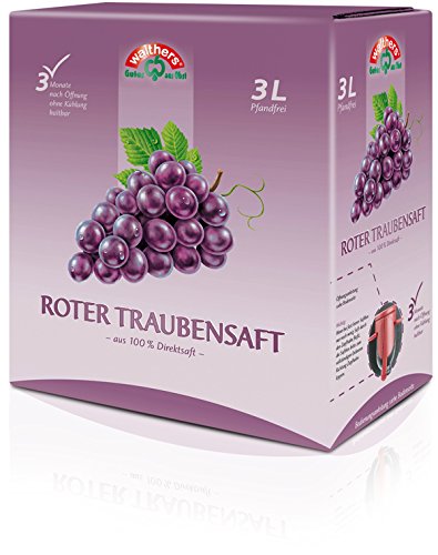 Walther's Roter Traubensaft (1 x 3 l) von Walther's