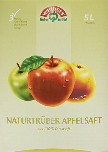 Walthers Apfelsaft Direktsaft natur (1 x 5 l Saftbox) von Walther's