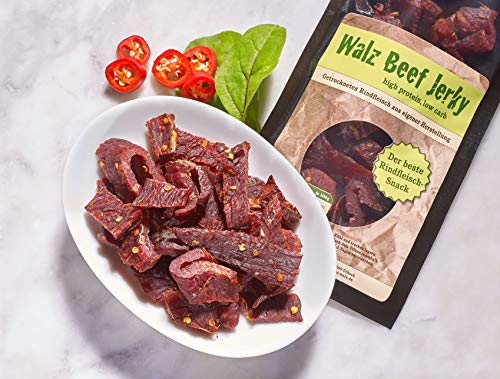 Walz Beef Jerky Sweet Chili 5 mal 100g eigene Herstellung in Deutschland von Walz