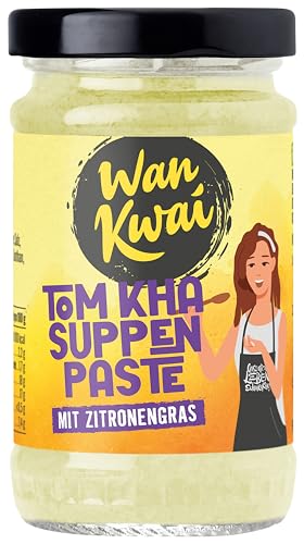 Wan Kwai Tom Kha Paste 6 x 100g – Authentische Basis für die beliebte, cremige Thai-Suppe. von Wan Kwai
