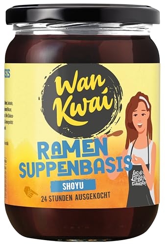 Wan Kwai Ramen Suppenbasis Shoyu 6 x 500ml – Authentischer Genuss für die selbstgemachte Ramen Suppe. von Wan Kwai