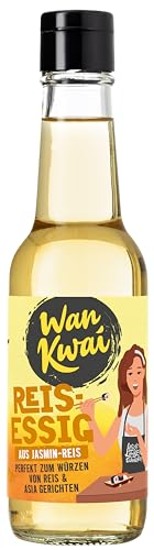 Wan Kwai Reisessig 6 x 250ml – Verleiht deinen Gerichten eine feine Säurenote. Hergestellt aus Jasminduftreis, perfekt für Sushi und andere Reisgerichte. von Wan Kwai