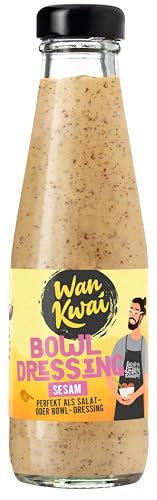 Wan Kwai Sesam Bowl Dressing 6 x 200ml – Perfekt als Salat- oder Bowl-Dressing. Die Kombination von Sojasauce und gerösteten Sesamsamen verleiht deinen Gerichten eine besondere Note. von Wan Kwai