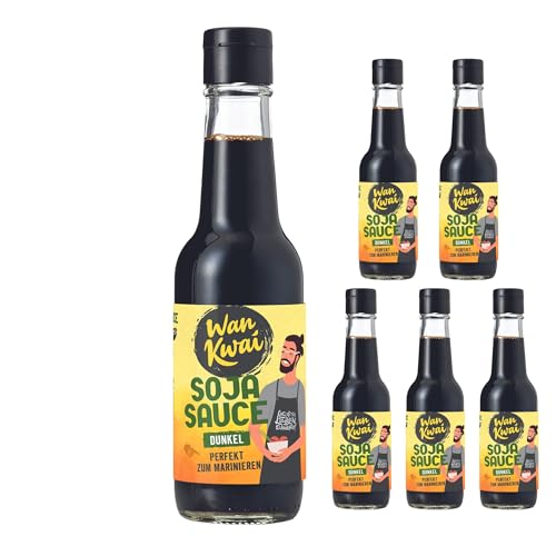 Wan Kwai Sojasauce dunkel 6 x 250ml - Intensiv und vielseitig einsetzbar, für authentischen asiatischen Genuss. Praktisches 6er Pack für langanhaltenden Geschmack. Wan Kwai Sojasauce dunkel 6 x 250ml - Intensiv und vielseitig einsetzbar, für authentischen asiatischen Genuss. Praktisches 6er Pack für langanhaltenden Geschmack. von Wan Kwai