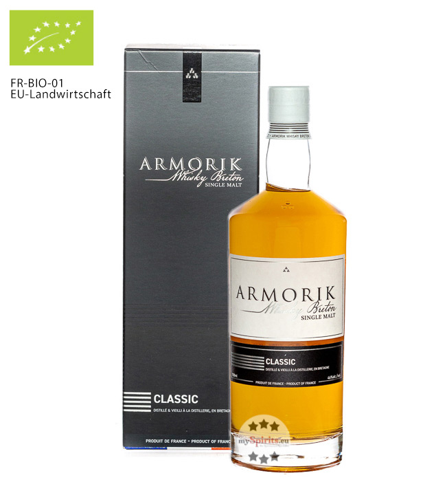 Armorik Classic Whisky Breton Bio (46 % Vol., 0,7 Liter) von Warenghem Distillerie