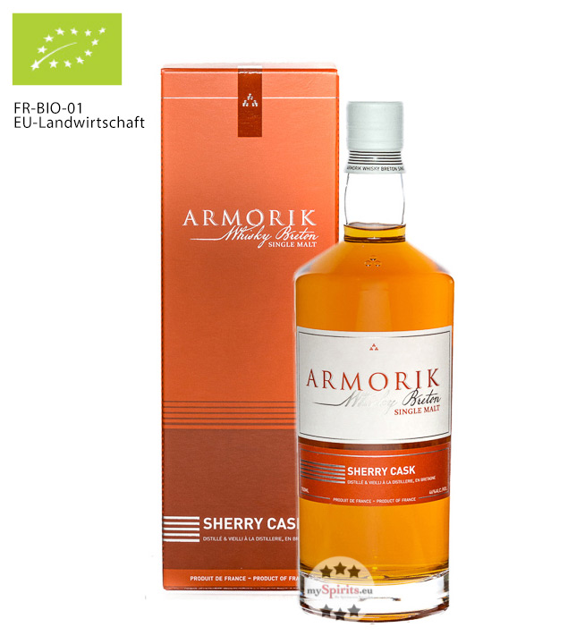 Armorik Sherry Cask Whisky Breton Bio (46 % Vol., 0,7 Liter) von Warenghem Distillerie