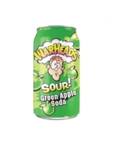 · CANDYBOX · Warheads Sour Beverage Kohlensäurehaltiges Soda aus den USA Aromen von Amerika Fruchtige Aromen inspiriert von sauren Bonbons in einer grünen Apfeldose 355 ml · CANDYBOX · Warheads Sour Beverage Kohlensäurehaltiges Soda aus den USA Aromen von Amerika Fruchtige Aromen inspiriert von sauren Bonbons in einer grünen Apfeldose 355 ml von Warheads