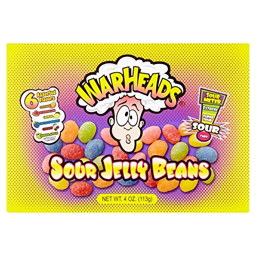 Warheads Sortierte Geschmacksrichtungen Sour Jelly Beans 113g von Warheads