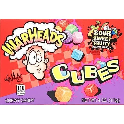 Warheads Sour Chewy Cubes weiche Kaubonbons 113 g Warheads Sour Chewy Cubes weiche Kaubonbons 113 g von Warheads