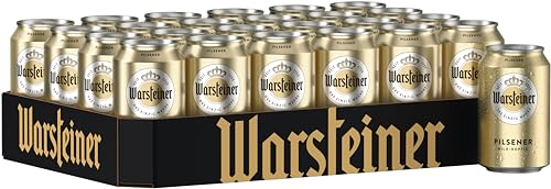 Warsteiner Premium Pilsener 24 x 0.33 L Bier Dose, Einweg, Dosenbier Warsteiner Premium Pilsener 24 x 0.33 L Bier Dose, Einweg, Dosenbier von Warsteiner