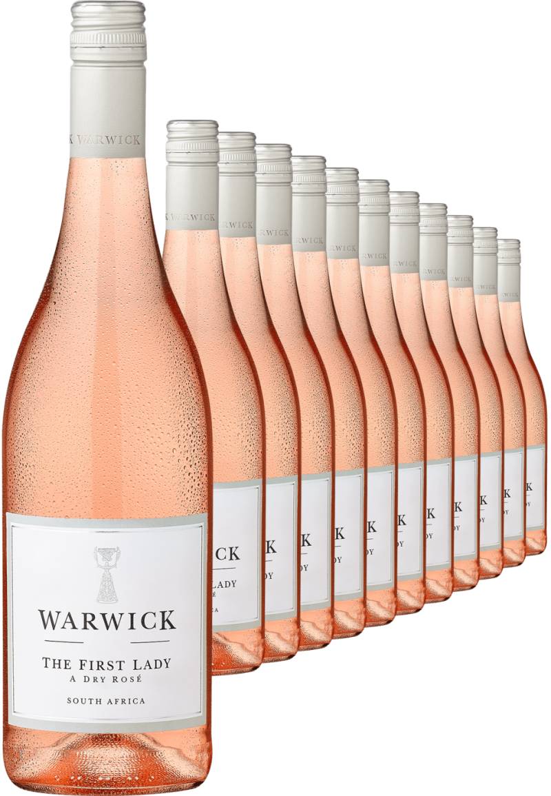 2022 Warwick Estate »The First Lady« Rosé im 12er-Vorratspaket von Warwick Estate