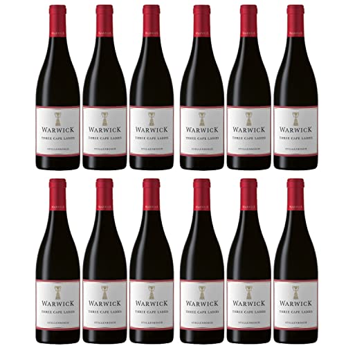Warwick Estate Three Cape Ladies Stellenbosch Rotwein Wein trocken Südafrika I Versanel Paket (12 x 0,75l) von Warwick Estate