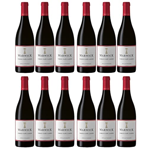 Warwick Estate Three Cape Ladies Stellenbosch Rotwein Wein trocken Südafrika I Versanel Paket (12 x 0,75l) von Warwick Estate