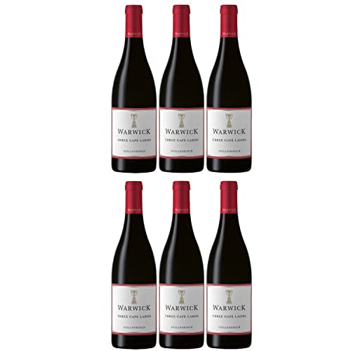 Warwick Estate Three Cape Ladies Stellenbosch Rotwein Wein trocken Südafrika I Versanel Paket (6 x 0,75l) von Warwick Estate