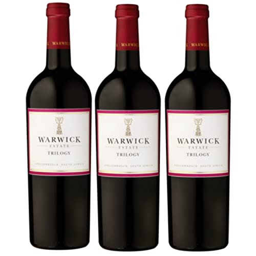Warwick Estate Trilogy Stellenbosch Rotwein Wein trocken Südafrika Inkl. FeinWert E-Book (3 x 0,75l) von Warwick Estate