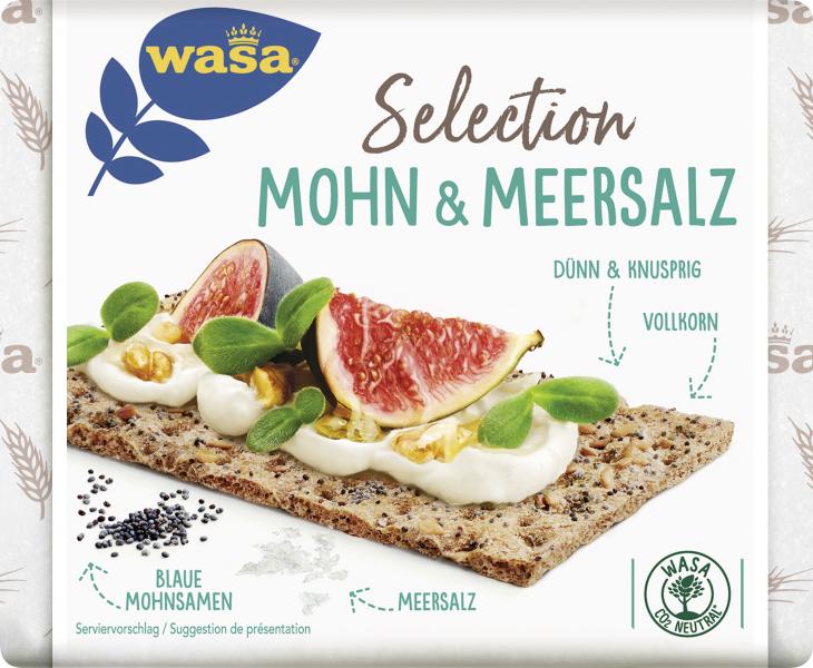 Wasa Selection Mohn & Meersalz von Wasa