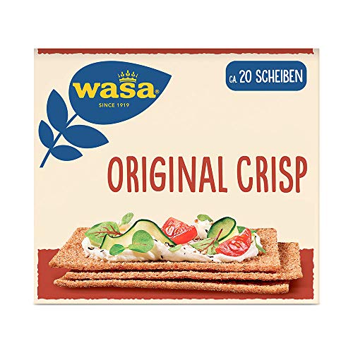 Wasa Knäckebrot Crisp Original, 18er Pack (18 x 200g) von Wasa