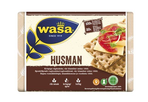 Wasa Husman – Traditionelles Roggen-Crispbread 260 g von Wasa