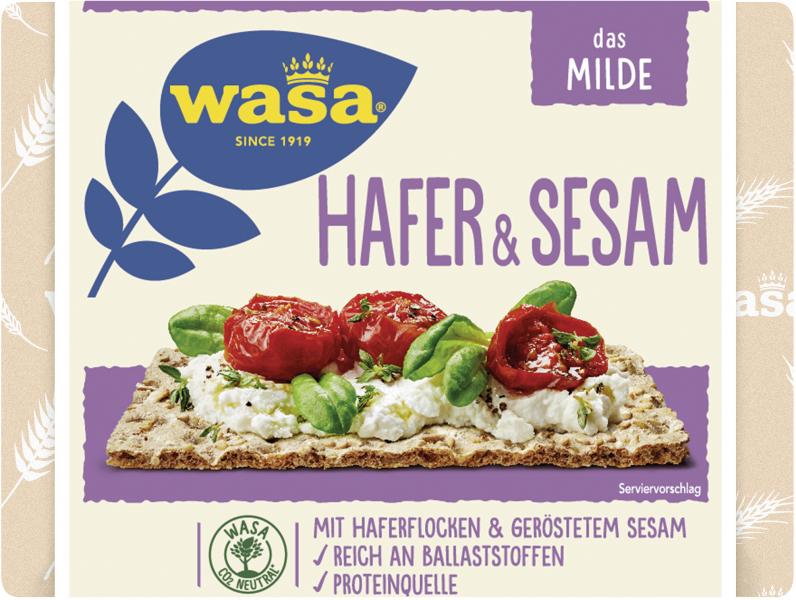 Wasa Knäckebrot Hafer & Sesam von Wasa