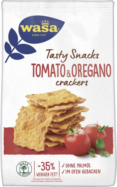 Wasa Knäckebrot Delicate Crackers Tomate & Oregano von Wasa