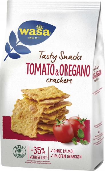 Wasa Tasty Snacks Tomate & Oregano Crackers Wasa Tasty Snacks Tomate & Oregano Crackers von Wasa