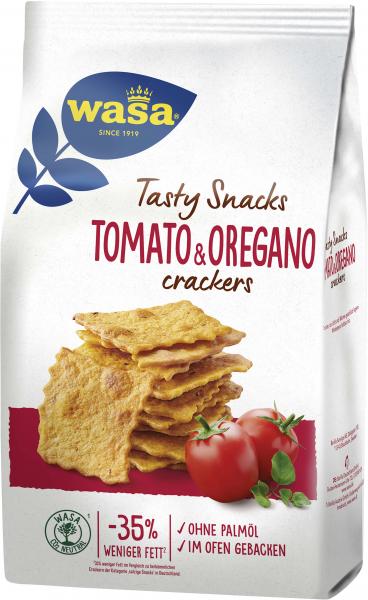 Wasa Knäckebrot Delicate Crackers Tomate & Oregano von Wasa