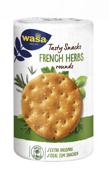 Wasa Knäckebrot Tasty Snacks French Herbs rounds von Wasa