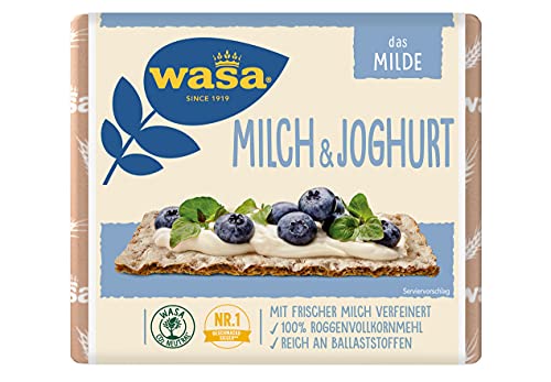 Wasa Knäckebrot Milch & Joghurt, 12er Pack (12 x 230g) von Wasa