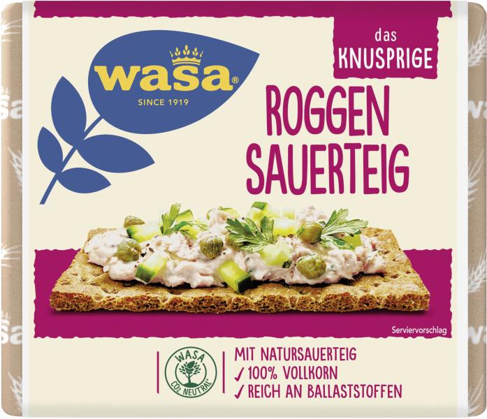 Wasa Knäckebrot Roggen Sauerteig Wasa Knäckebrot Roggen Sauerteig von Wasa