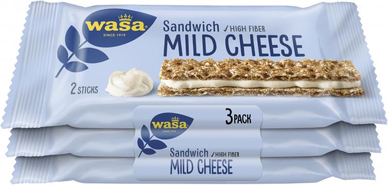 Wasa Knäckebrot Sandwich Mild Cheese von Wasa