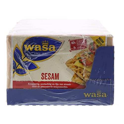 Wasa Knäckebrot-Sesam - 6 Packungen x 250 Gramm von Wasa