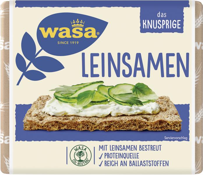 Wasa Knäckebrot Leinsamen von Wasa