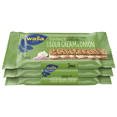Wasa Sandwich Knäcke Sour Cream und Onion Sauerrahm und Zwiebeln 90g von Wasa