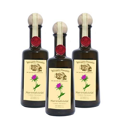 Wasgau Ölmühle- Bio Mariendistel Öl-3x500ml-kaltgepresst, naturbelassen Wasgau Ölmühle- Bio Mariendistel Öl-3x500ml-kaltgepresst, naturbelassen von Wasgau Ölmühle