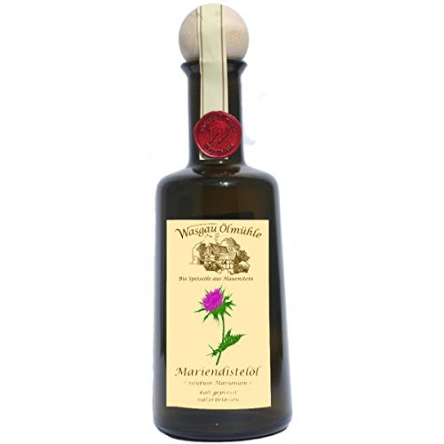 Wasgau Ölmühle - Bio Mariendistel Öl - 500ml - kaltgepresst, naturbelassen, Größe:500 ml Wasgau Ölmühle - Bio Mariendistel Öl - 500ml - kaltgepresst, naturbelassen, Größe:500 ml von Wasgau Ölmühle