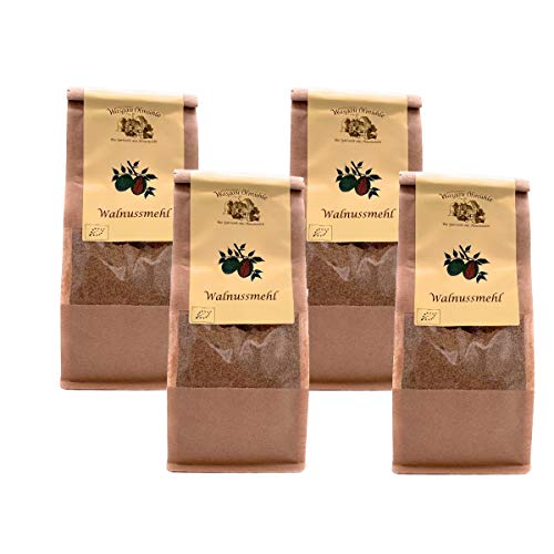 Wasgau Ölmühle - Bio Walnussmehl - 4 x 400 g - Mehl aus teilentölten Bio-Walnuss Wasgau Ölmühle - Bio Walnussmehl - 4 x 400 g - Mehl aus teilentölten Bio-Walnuss von Wasgau Ölmühle