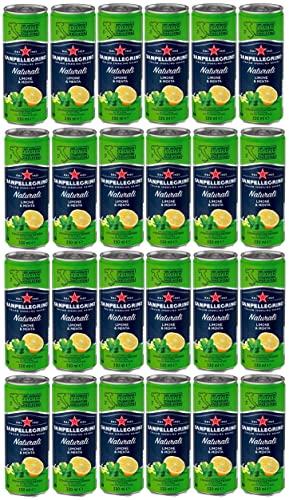 24 Dosen a 0,33l San Pellegrino Naturelli Limone e Menta inkl. 6€ EINWEG Pfand von Wasser