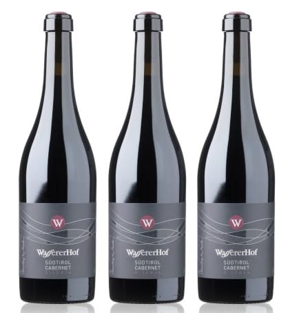 3x 0,75l - 2020er - Weingut Wassererhof - Cabernet Riserva - Alto Adige D.O.P. - Südtirol - Italien - Rotwein trocken 3x 0,75l - 2020er - Weingut Wassererhof - Cabernet Riserva - Alto Adige D.O.P. - Südtirol - Italien - Rotwein trocken von Wassererhof