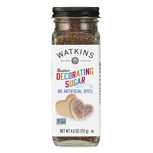 Watkins Inc. Regenbogen-Dekorationszucker, 130 ml Watkins Inc. Regenbogen-Dekorationszucker, 130 ml von Watkins