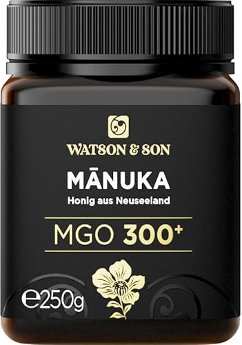 Watson & Son Manuka Honig MGO 300+ 250g | Premium Qualität aus Neuseeland von Watson & Son