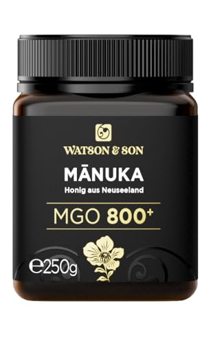 Watson & Son Manuka Honig MGO 800+ 250g | Premium Qualität aus Neuseeland von Watson & Son