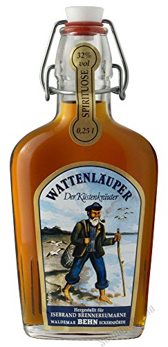 Behn Wattenläuper 32% Vol. 0,2l Taschenflasche Küstenkräuter Behn Wattenläuper 32% Vol. 0,2l Taschenflasche Küstenkräuter von Wattenläuper