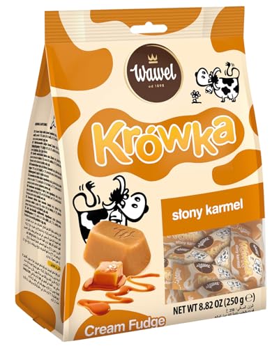 Wawel Kuhbonbons Salzkaramell/Krówka Slony karmel 250g von Wawel