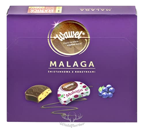 Wawel MALAGA gefüllte Pralinen 430g. Polnische Süsswarenspezialität von Wawel