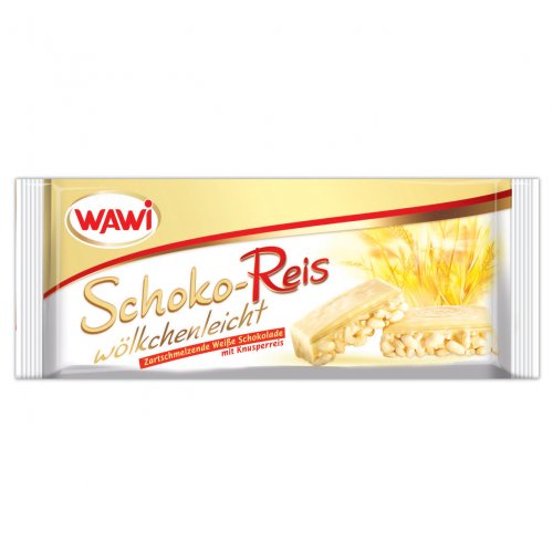 WAWI Schoko Reis weiss, 40 g von Wawi