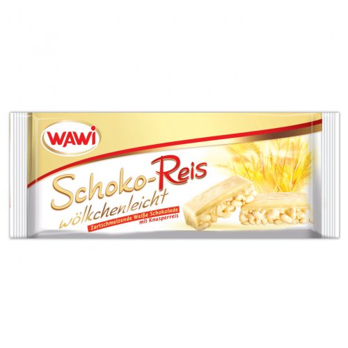 WAWI Schoko Reis weiss, 40 g WAWI Schoko Reis weiss, 40 g von Wawi