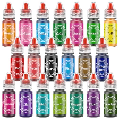 Fettlösliche Lebensmittelfarbe 20 Farben Waysroma Lebensmittelfarbe ölbasis für Schokolade Oil Food Coloring Hohes Konzentrat Lebensmittelfarbe Fondant Makronen Ostereier Creme Osterkuchen Donuts Fettlösliche Lebensmittelfarbe 20 Farben Waysroma Lebensmittelfarbe ölbasis für Schokolade Oil Food Coloring Hohes Konzentrat Lebensmittelfarbe Fondant Makronen Ostereier Creme Osterkuchen Donuts von Waysroma