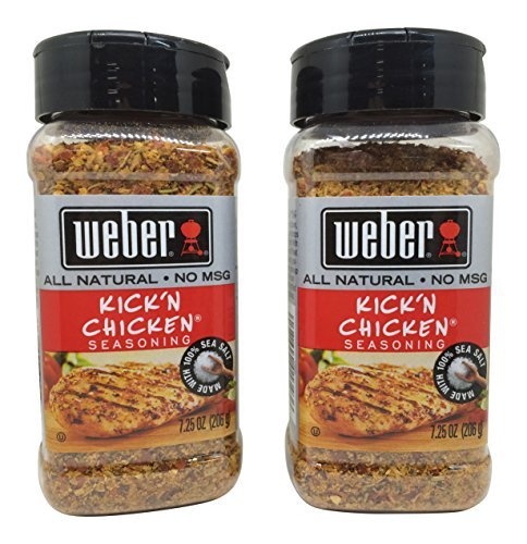 Weber Kick N' Chicken Seasoning 7.25 oz (Pack of 3) by Weber