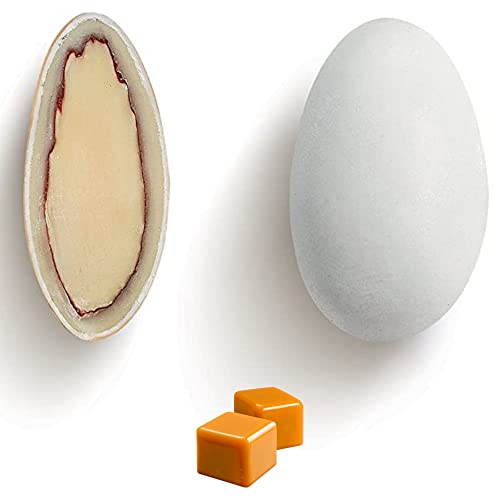 Hochzeitsmandeln Taufmandeln Karamell, 1 kg - Premium Mandeln mit feiner Zuckerschicht, weiß Hochzeitsmandeln Taufmandeln Karamell, 1 kg - Premium Mandeln mit feiner Zuckerschicht, weiß von Weddix