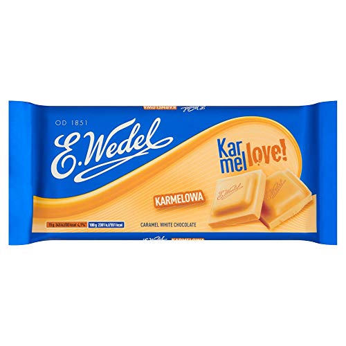 Weiße Karamellschokolade 90g von E. Wedel I Polnische Süßigkeiten von Wedel